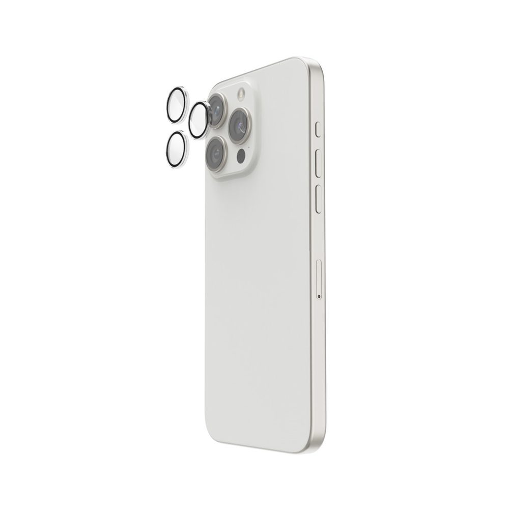 Levně Hama Cam Protect, ochrana fotoaparátu pro Apple iPhone 16 Pro/16 Pro Max, 3 individuální skla