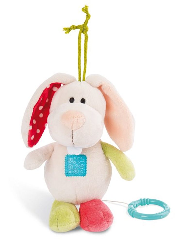 Levně NICI MFN plyš Králíček na zavěšení s hracím strojkem, 18cm