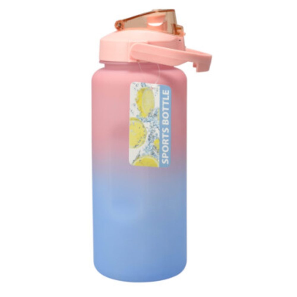 Levně EXCELLENT HOUSEWARE Láhev sportovní MAXI 2 l růžová/modrá KO-997100490modr