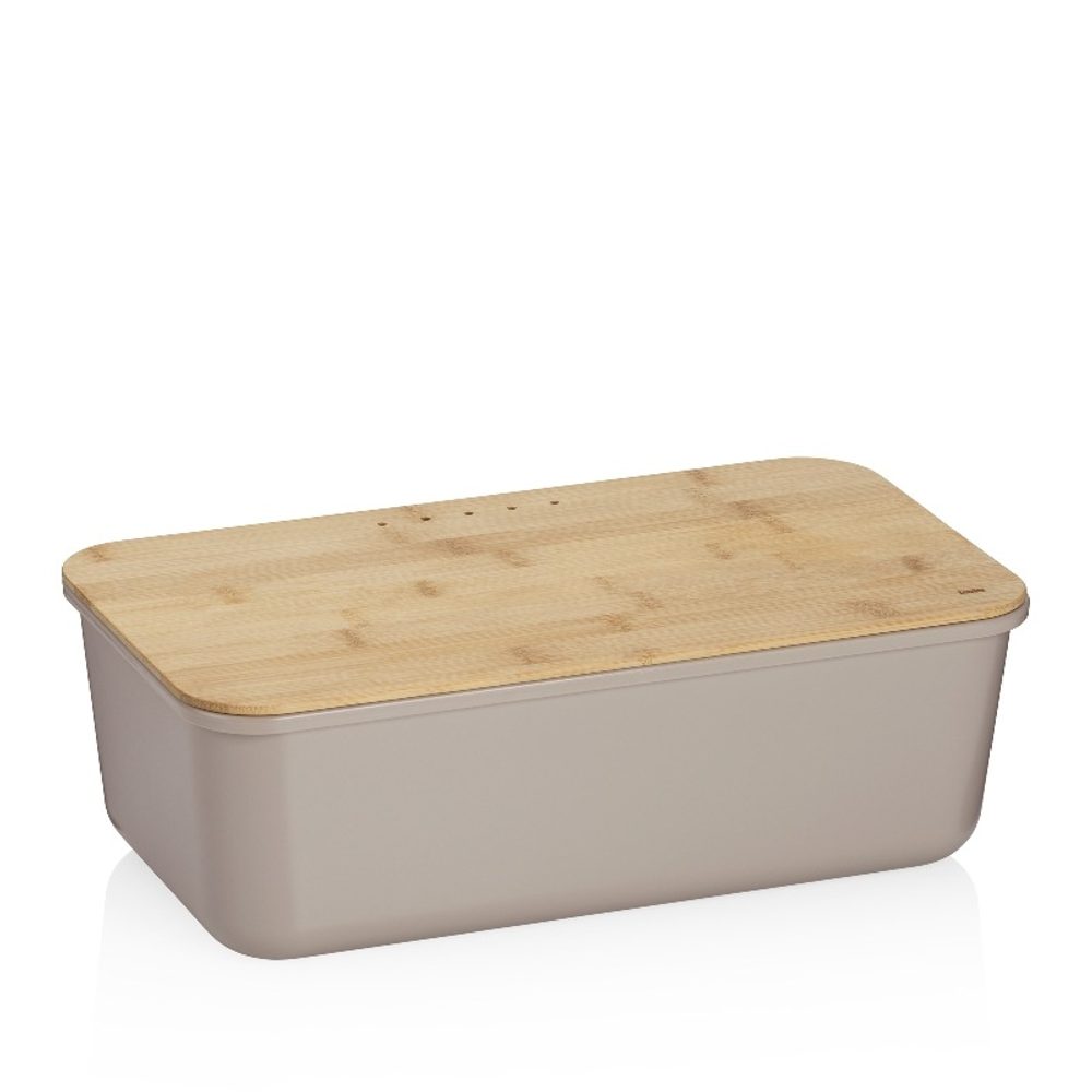 Levně KELA Chlebník Apart plast světle šedý KL-12637