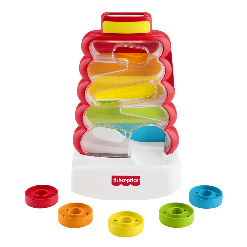 Levně Fisher Price VĚŽ S PROPADÁVAJÍCÍMI KROUŽKY
