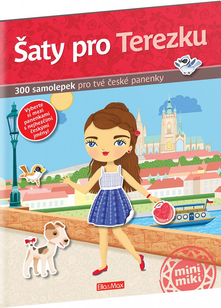 Presco Group Šaty pro TEREZKU ─ Kniha samolepek