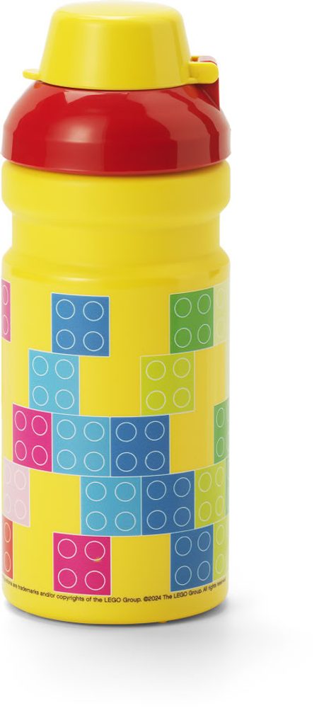 Levně LEGO Brick láhev na pití - červená/žlutá
