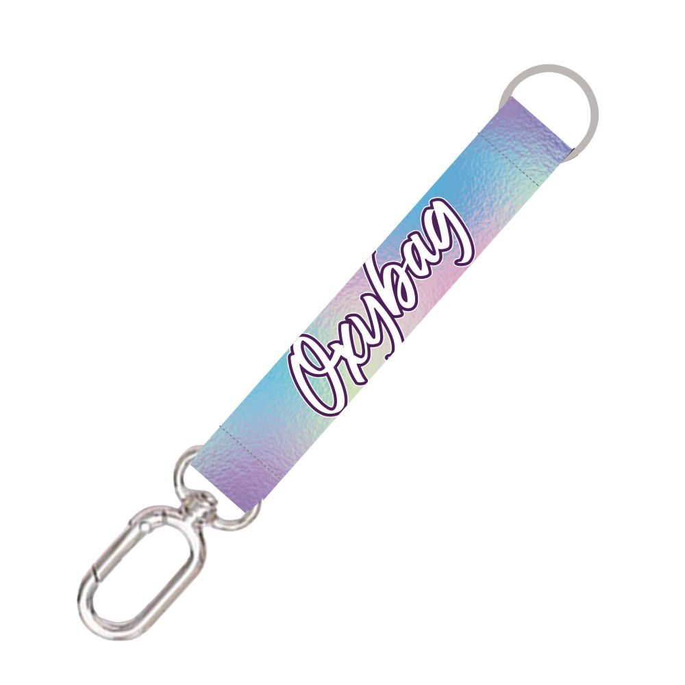 Karton P+P Krátká klíčenka s karabinkou Holographic