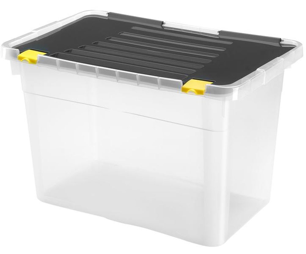 Levně heidrun BOX ÚLOŽNÝ S VÍKEM 54L, PLAST, 58X36,5X37,5 CM