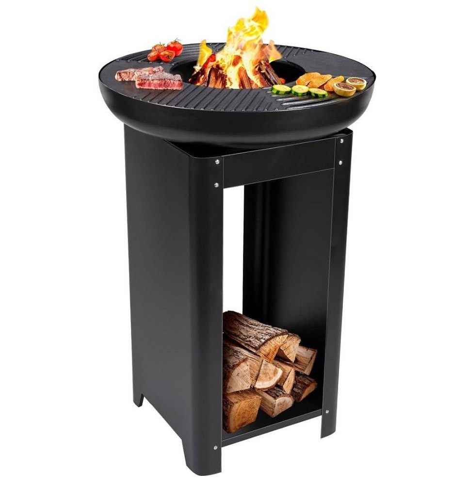 EDCO Přenosné zahradní ohniště s grilem a stojanem TEPPANYAKI ED-229074