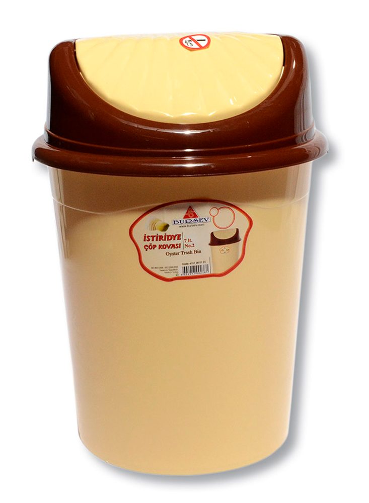 Levně koš odp. 7l výklopný MUŠLE No.2