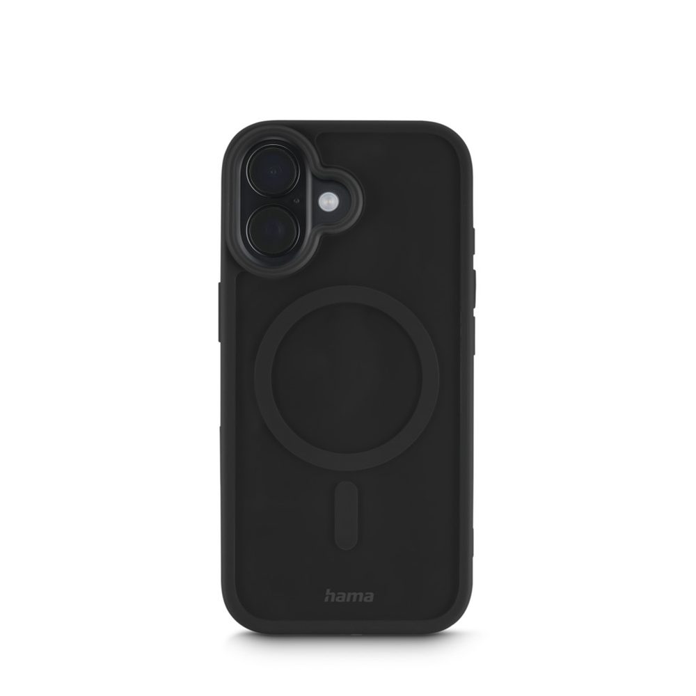 Levně Hama Frame Protect, kryt pro Apple iPhone 17, magnetický, průhledný/černý