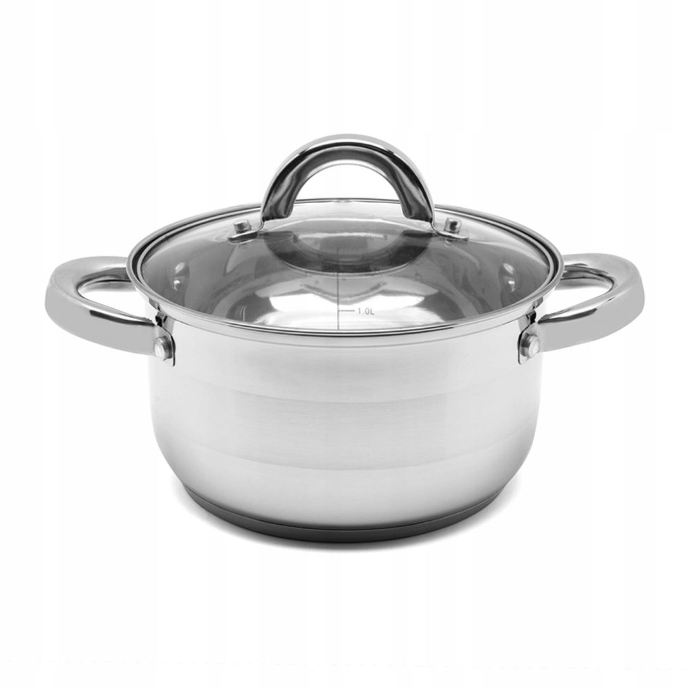 Levně hrnec d22cm+PO sklo, ( 4,0l) ROGER, indukce, NR