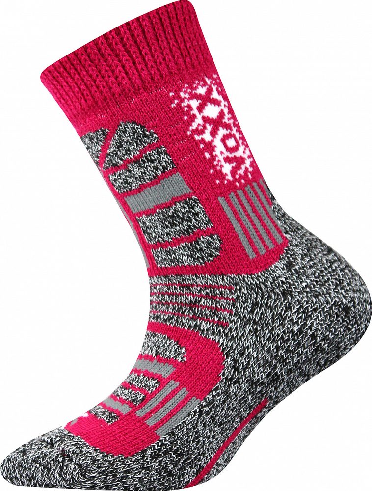 Levně Boma Dívčí ponožky TRACTION magenta - 20-22
