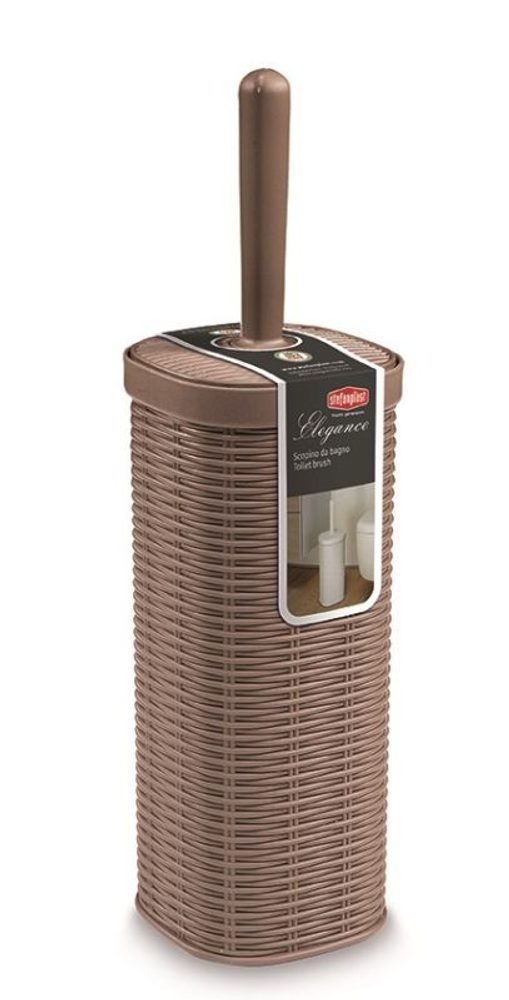 Levně WC souprava mocca,40x11,5x11,5cm, im.ratan, ELEG.