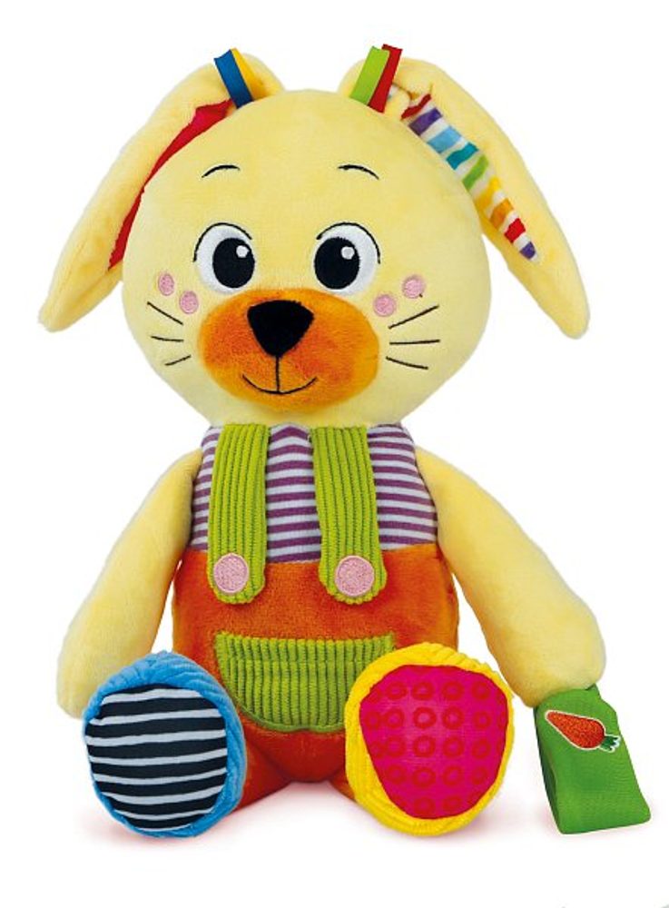 Levně CLEMENTONI Clemmy baby - Můj první plyšák - Zajíček Ben v dárk. kazetě