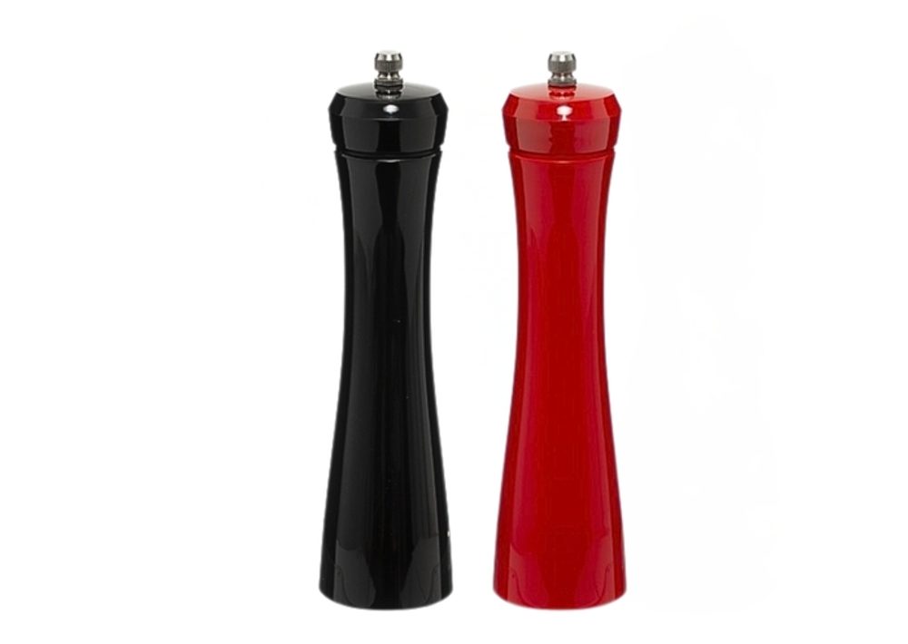 Levně mlýnek koření 21cm OPAQUE, bílý, červený, keram.mlýnek, akrylát