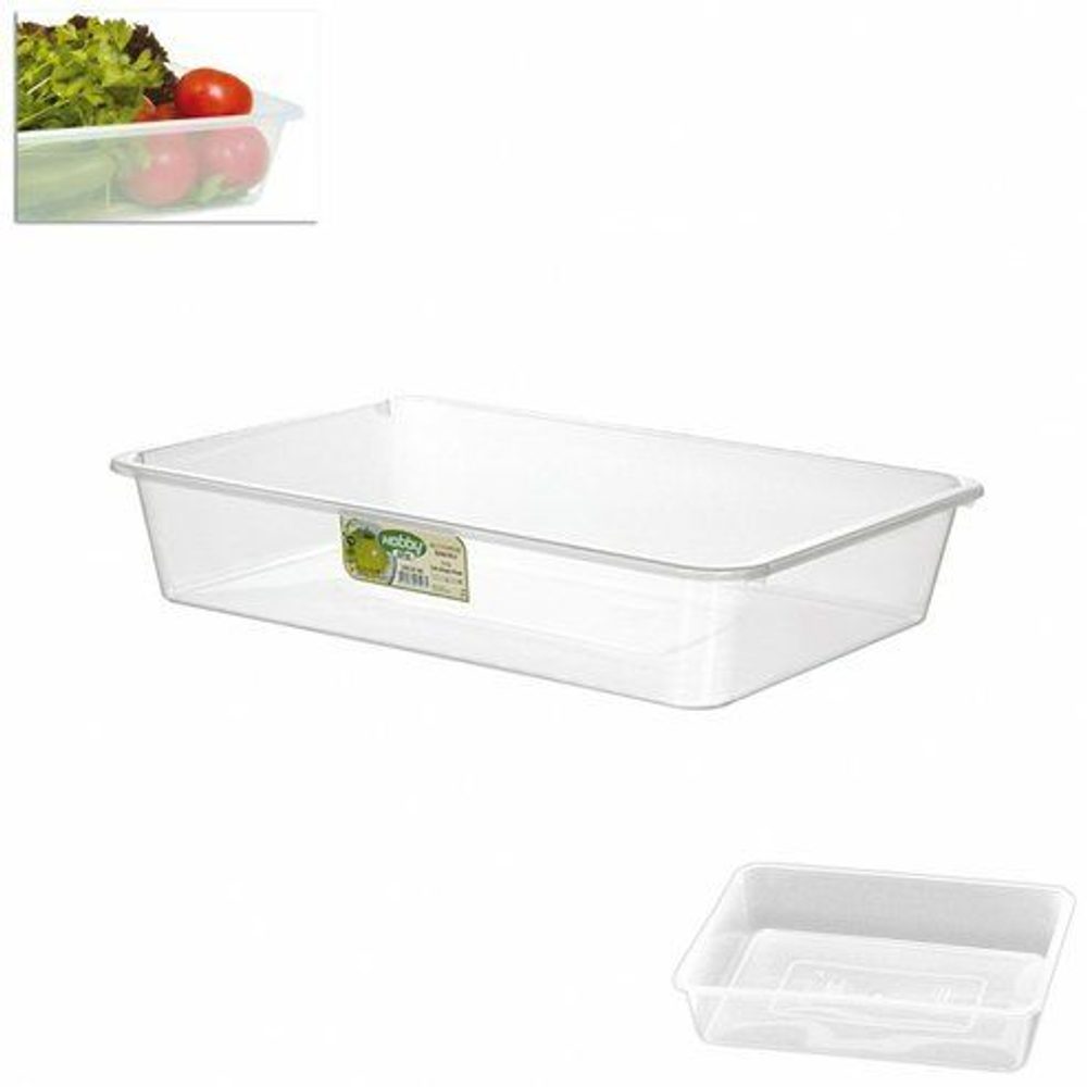Levně miska 30x21x6,3cm, transp.plast