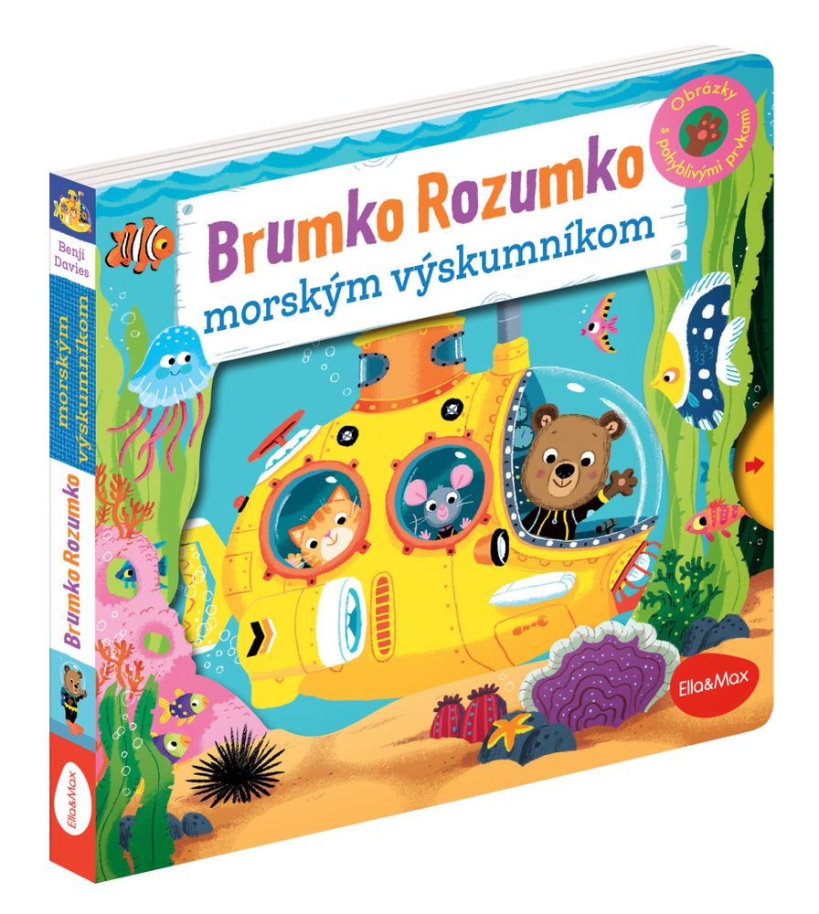 Levně BRUMKO ROZUMKO MORSKÝM VÝSKUMNÍKOM – Obrázky s pohyblivými prvkami