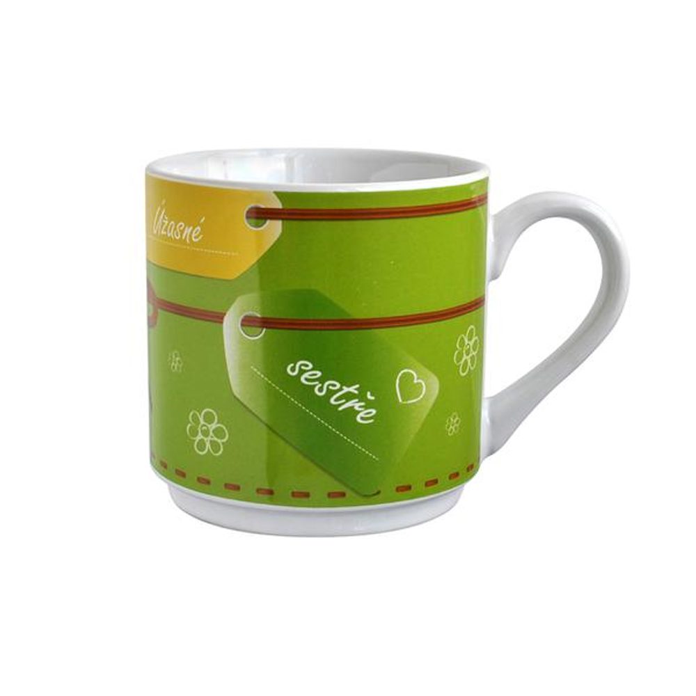 Levně TORO HRNEK DÁRKOVÝ, SESTRA, KERAMIKA 500ML