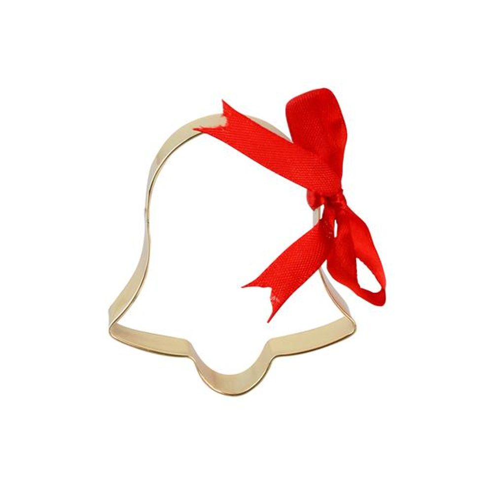 Levně TORO VYKRAJOVÁTKA NA CUKROVÍ - ZVONEČEK, 7CM, ZLATÉ