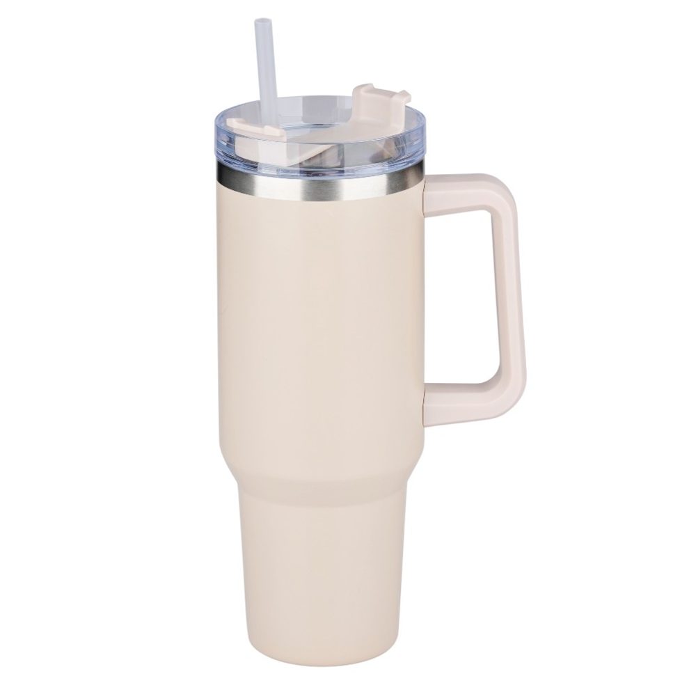 Levně ALPINA Termohrnek dvoustěnný z nerezové oceli 1,2 l béžová ED-227090bezo