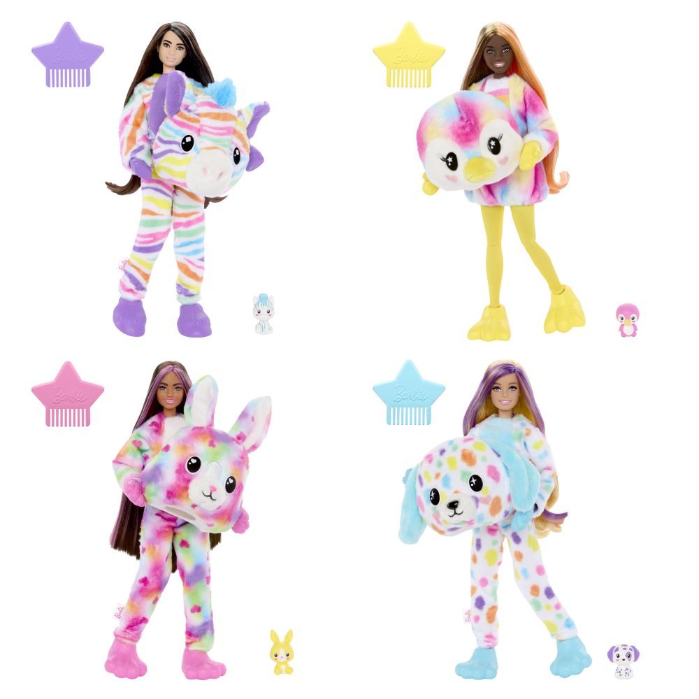 Levně BRB CUTIE REVEAL BARBIE BAREVNÉ SNY ASST