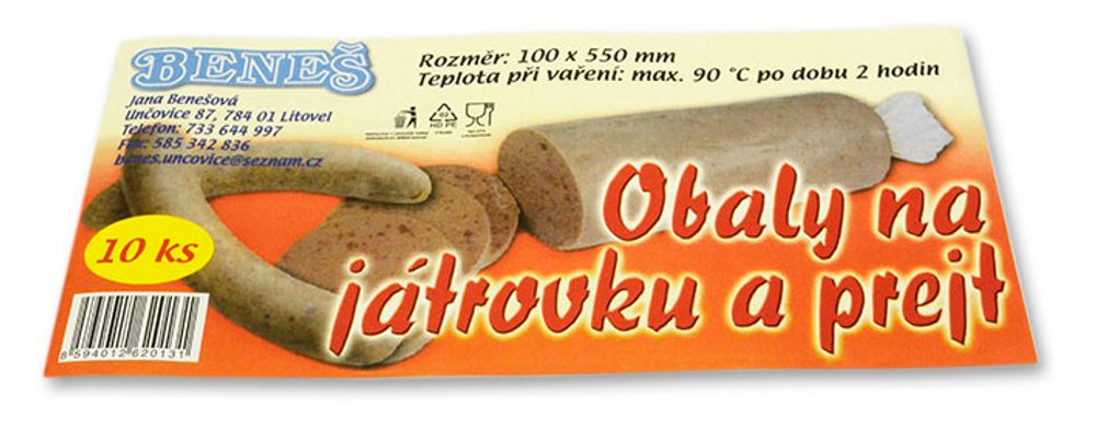 Levně střeva tlačen.100x550/10ks/(prejt,játrovka)