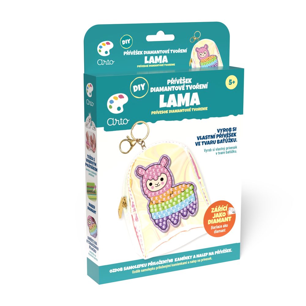 Levně ARTO DIY Přívěsek diamantové tvoření - Lama