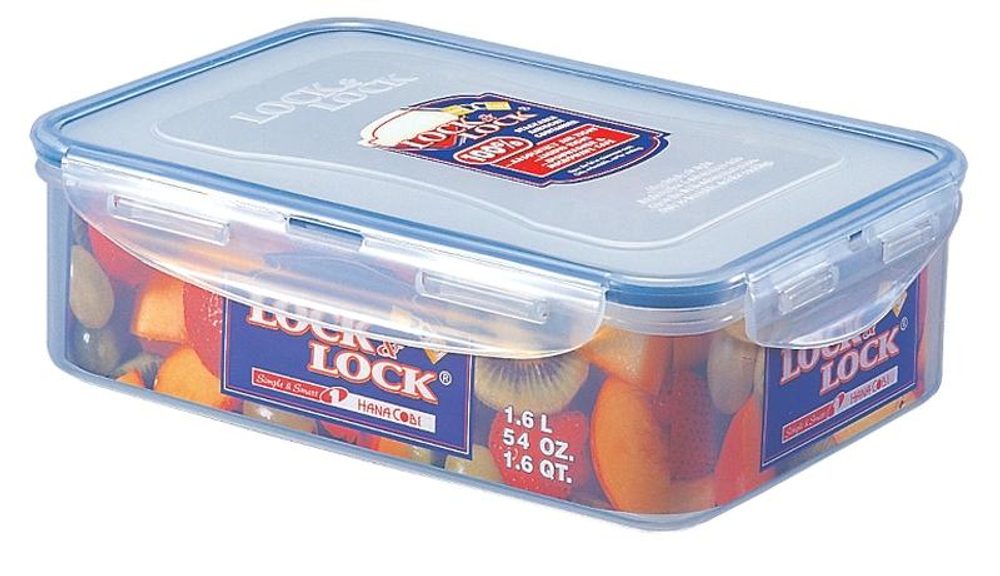 Levně LOCKNLOCK Dóza na potraviny LOCK, objem 1, 6 l, 15, 6 x 22, 5 x 7 cm