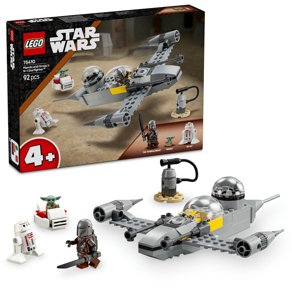 Levně Mando, Grogu a stíhačka N-1 Starfighter™