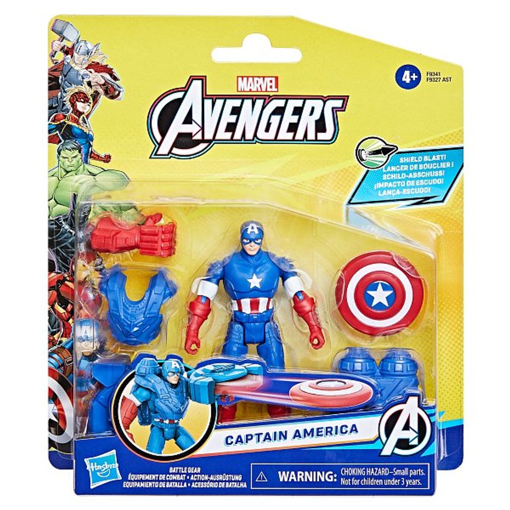 Levně Avengers Battle Gear Kapitán Amerika figurka