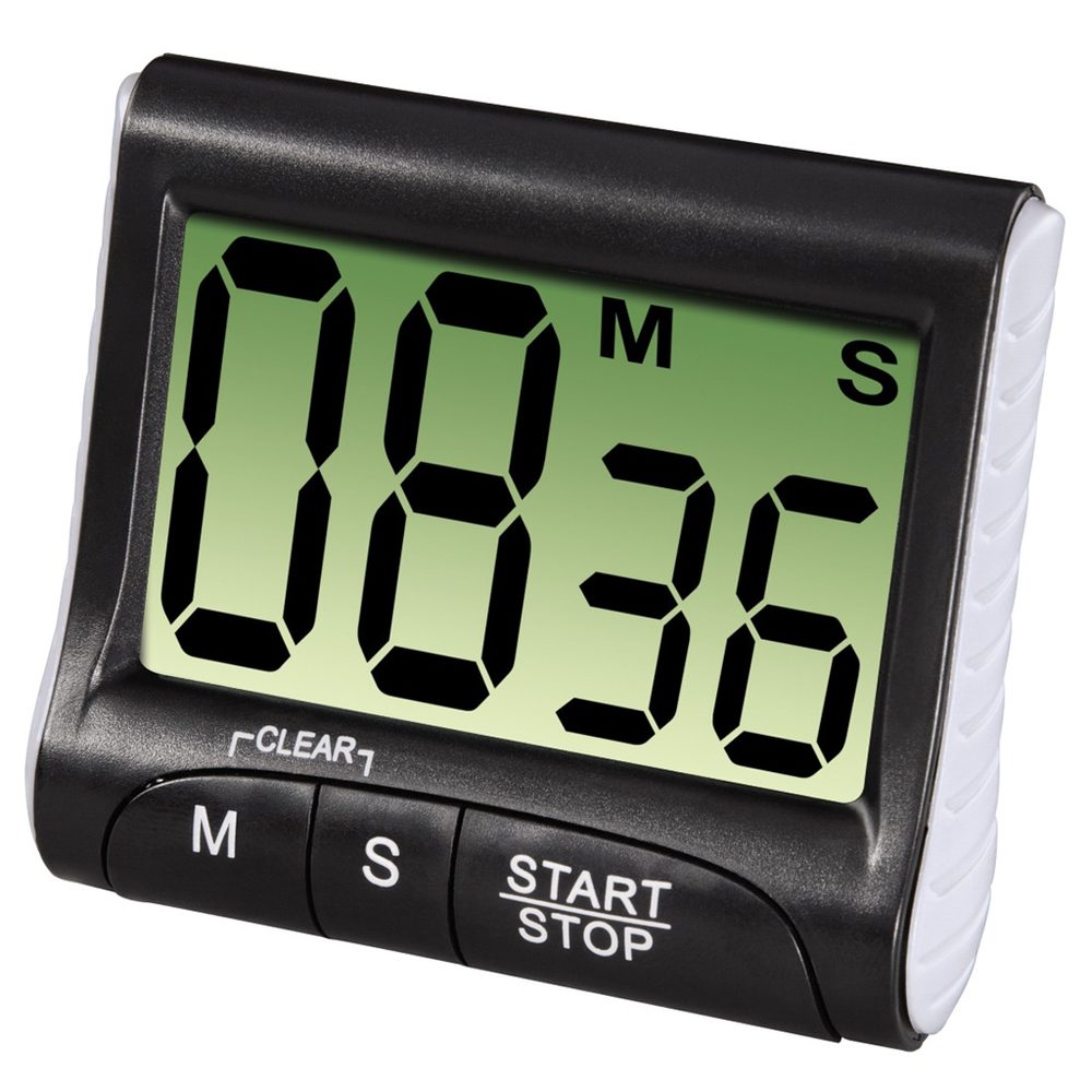 Levně Xavax Countdown, digitální kuchyňská minutka, černá