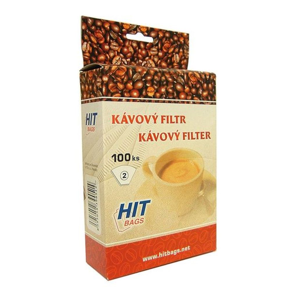 Levně filtry 2/100ks na kávu, papír