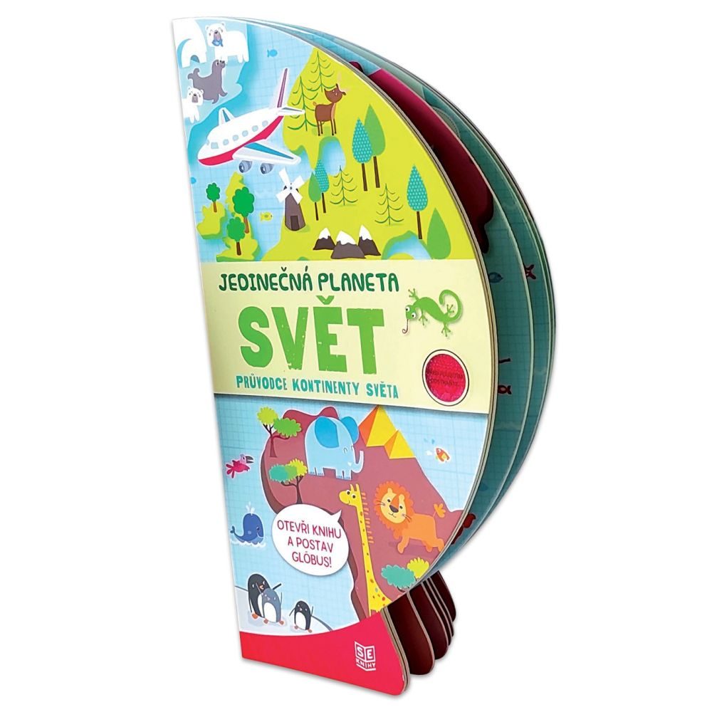 Levně Knížka rozkládací globus - SVĚT