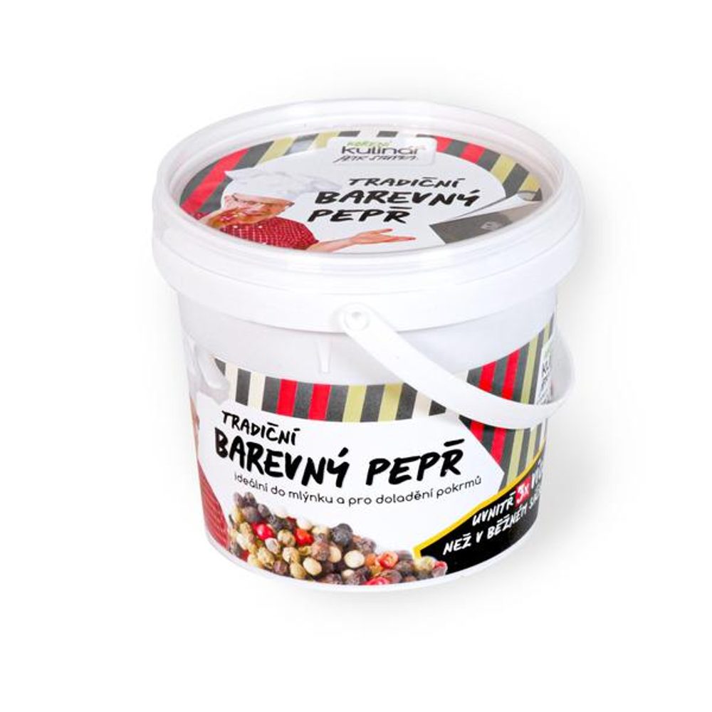 Kulinář Petr Stupka KOŘENÍ PEPŘ BAREVNÝ 30G, CELÝ
