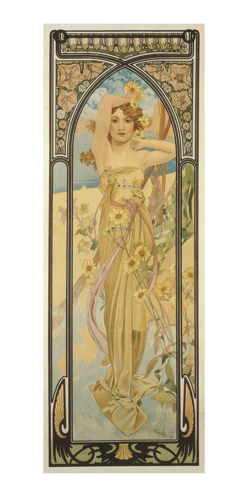 Levně Pohled Alfons Mucha – Brightness, dlouhý Baagl