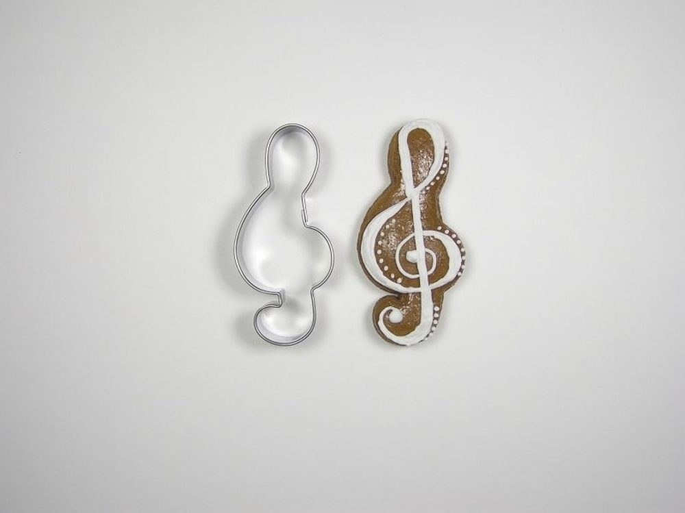 Levně vykr.NR 0065 Houslový klíč, 6,8x3cm