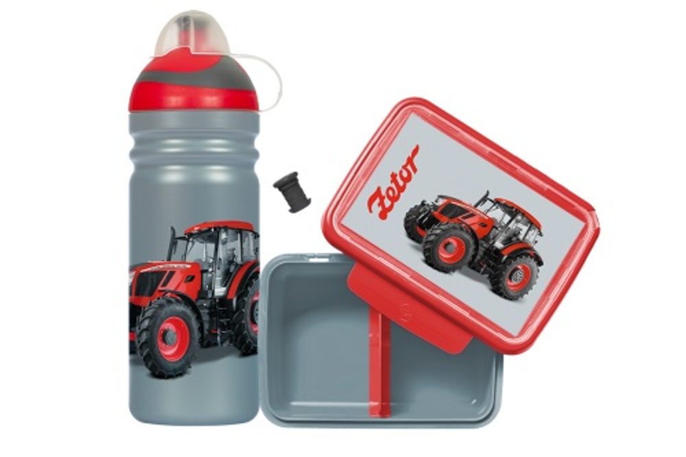 Levně Set Zetor limitovaná edice - zdravá láhev/zdravá sváča