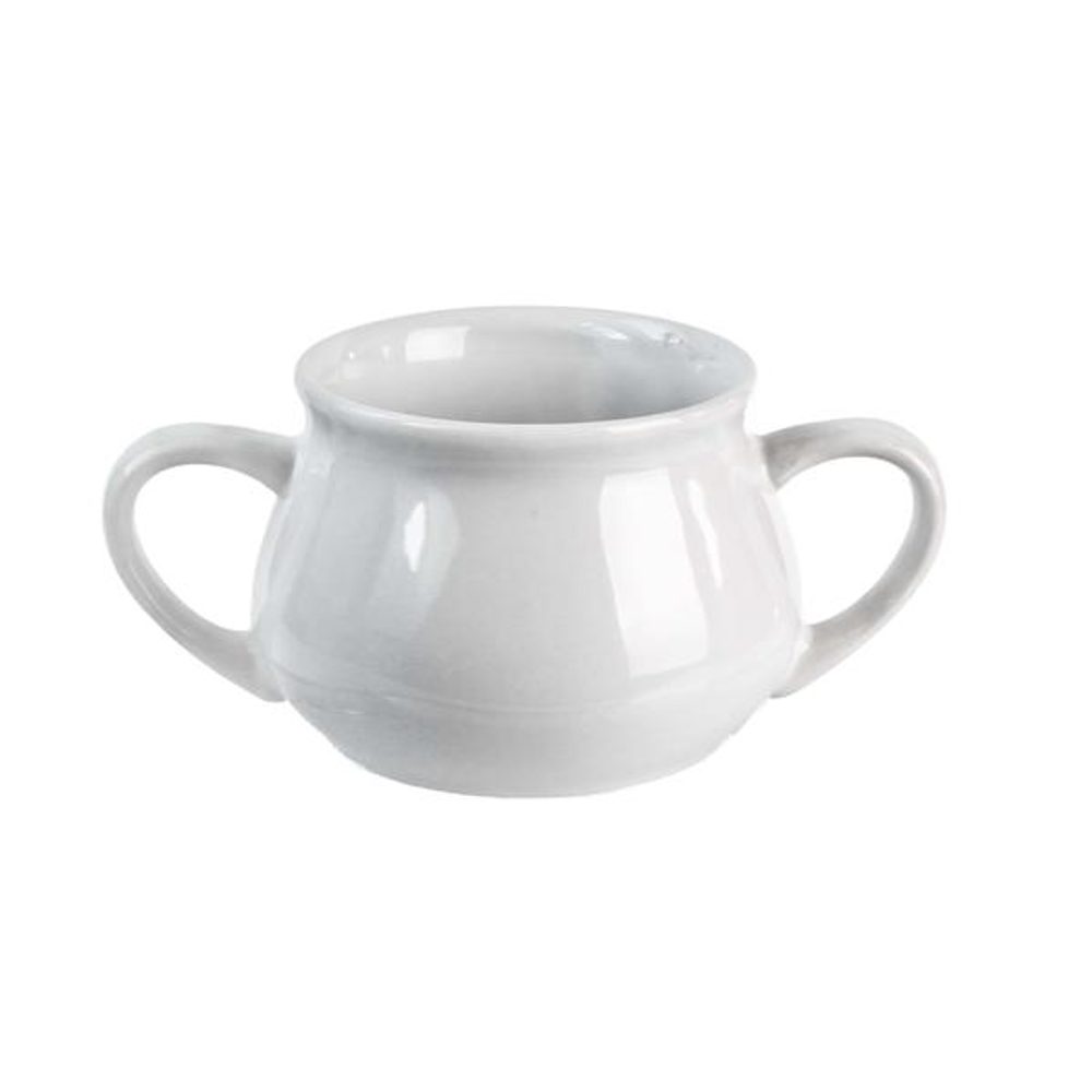 Levně TORO MISKA NA POLÉVKU 460ML BÍLÁ, KERAMIKA