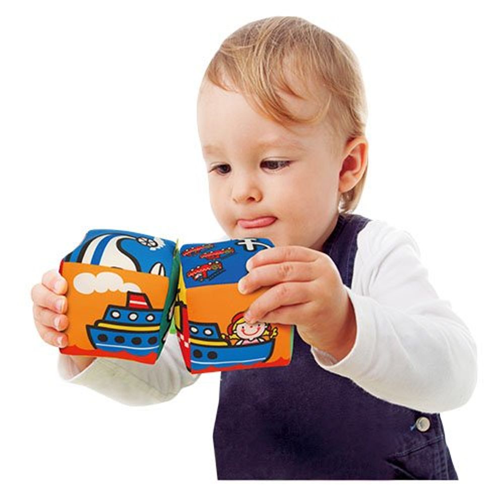 Levně K´s Kids Zábavné textilní kostky - Autíčka