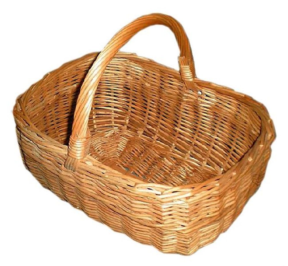 Levně košík hřib.35x25x16cm hran,proutěný