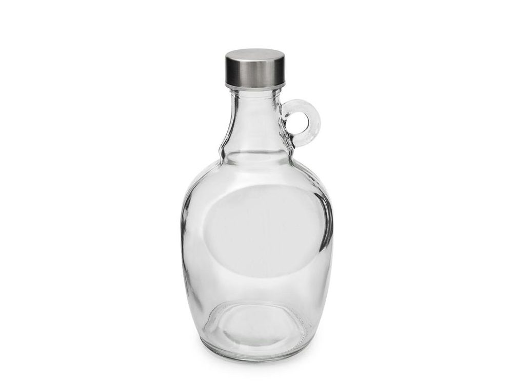Levně láhev 1,5l SOUDEK ucho, kov.uzávěr, sklo