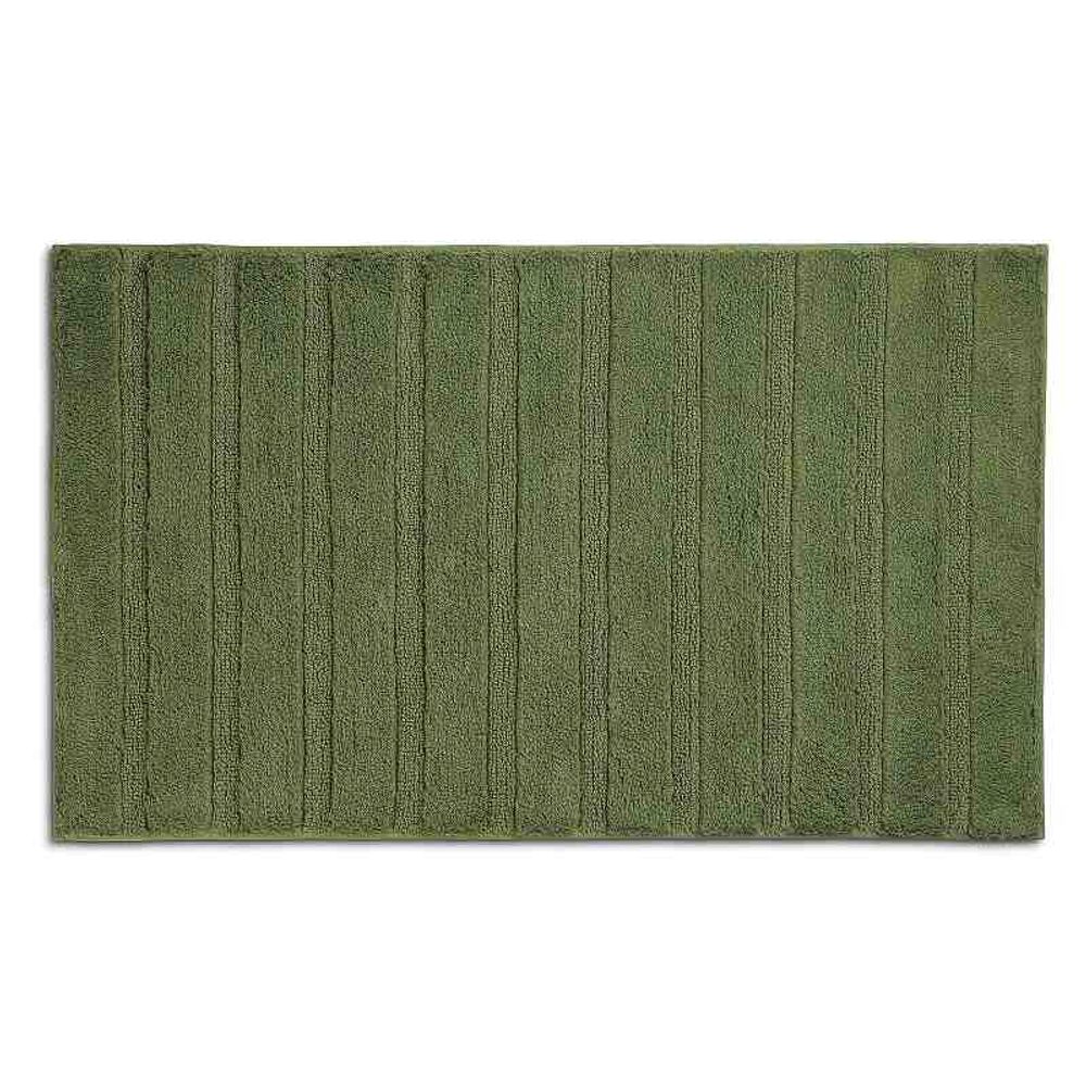 Levně KELA Koupelnová předložka Megan 100% bavlna mechově zelená 100,0x60,0x1,6cm KL-24706