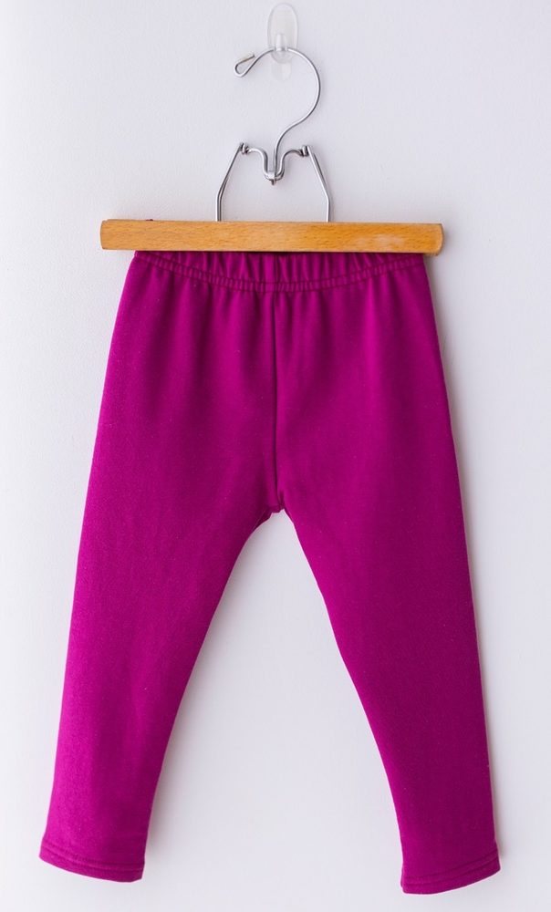 Levně Legíny Lily Grey jednobarevné - purple - 104