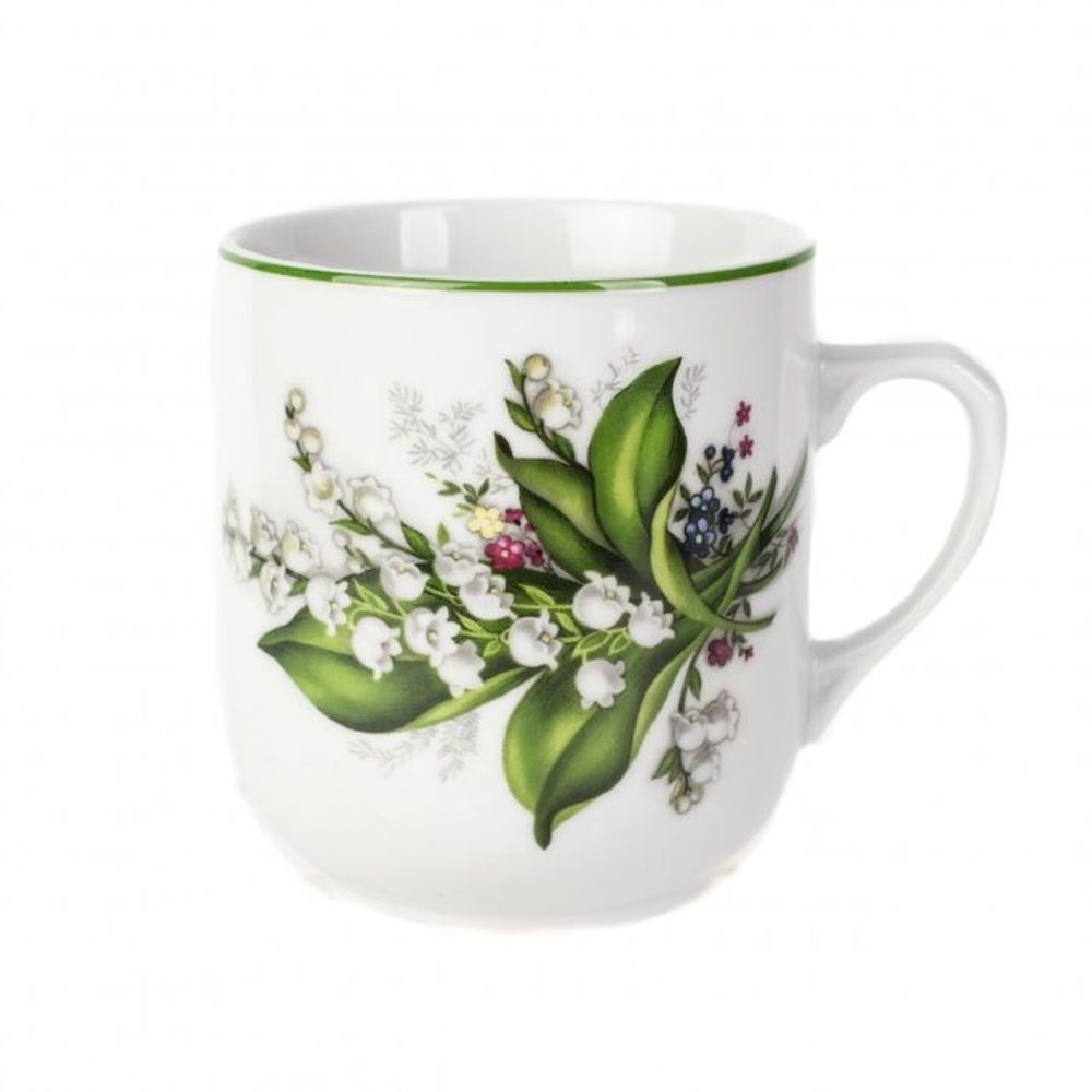 Levně hrnek 300ml TROJKA-KONVALINKA, čes.porcelán