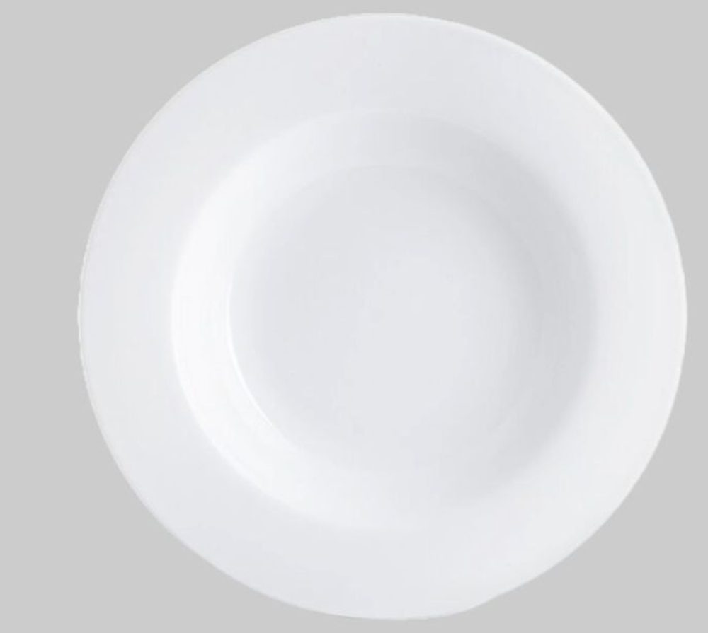 Levně talíř d23,7 hluboký, PURE Premium, silný, bílý porcelán