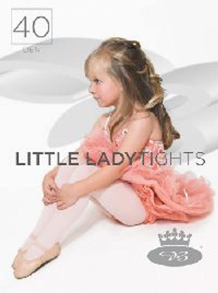 Dětské punčochové kalhoty Little Lady TIghts - bílá - 146-152