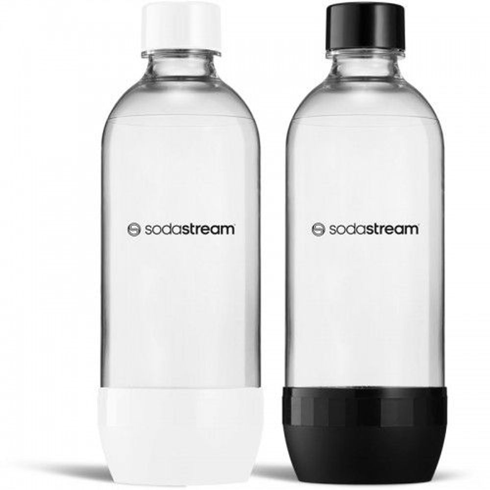 Levně Láhev JET 2x1l Black&White SodaStream- vhodné do myčky