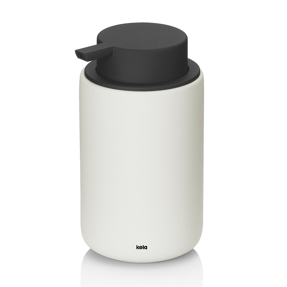 KELA Dávkovač mýdla Sana keramický 300 ml bílá KL-24530