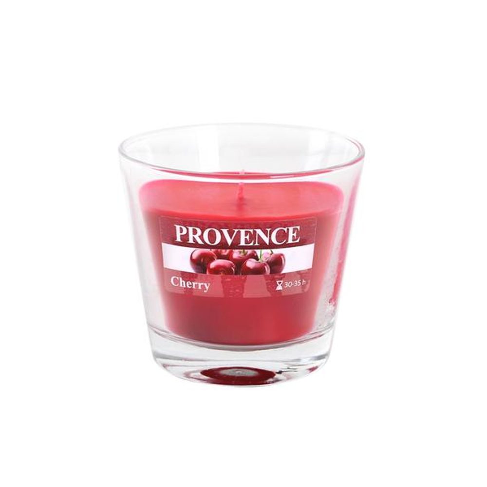 Levně Provence SVÍČKA VE SKLE 140G, TŘEŠEŇ