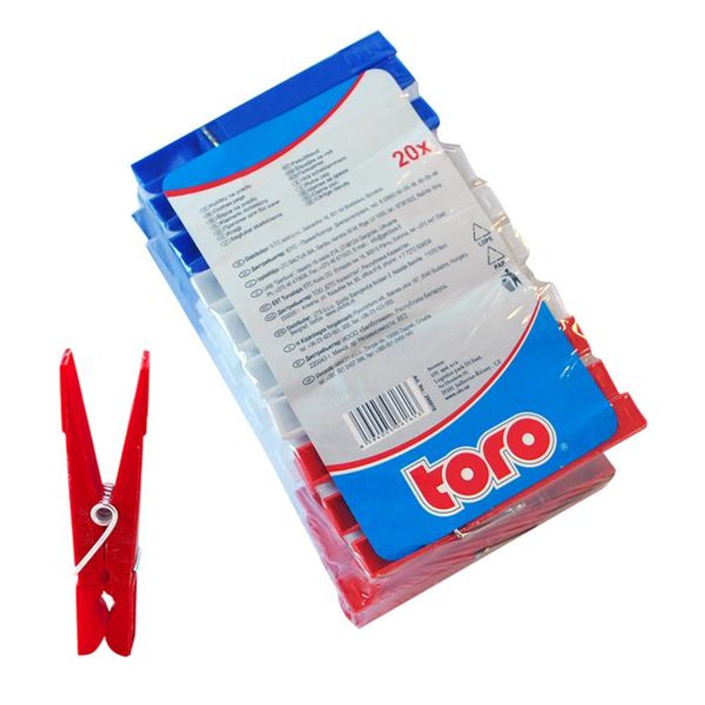 Levně TORO količky na prádlo 20 ks