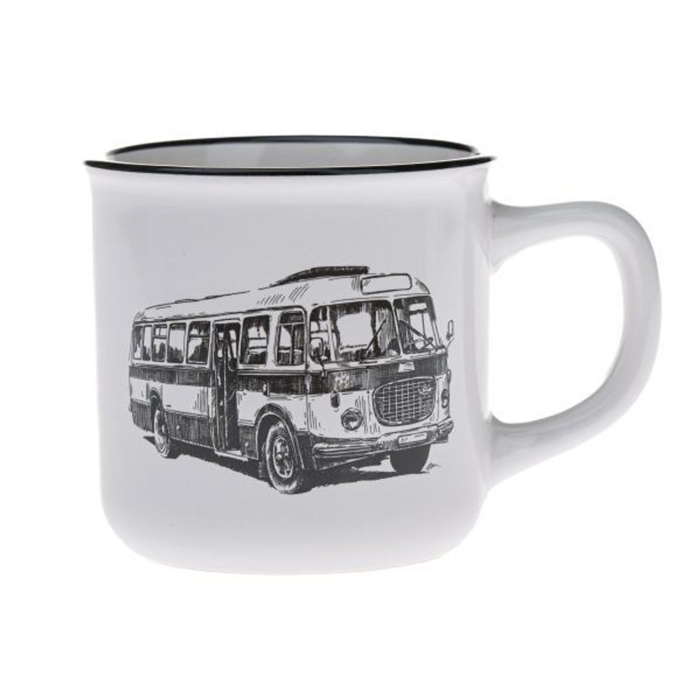 Levně hrnek 330ml-1ks-AUTOBUS Š706 RTO RETRO, d 9x 8,5cm, keramika