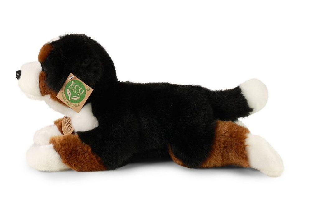RAPPA Plyšový pes bernský salašnický ležící 30 cm ECO-FRIENDLY